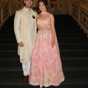 Pink/Peach Lehenga